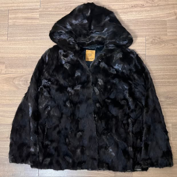 유성모피 후드 밍크 100 자켓
