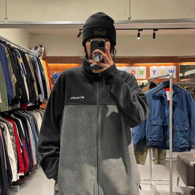 컬럼비아 플리스 자켓  