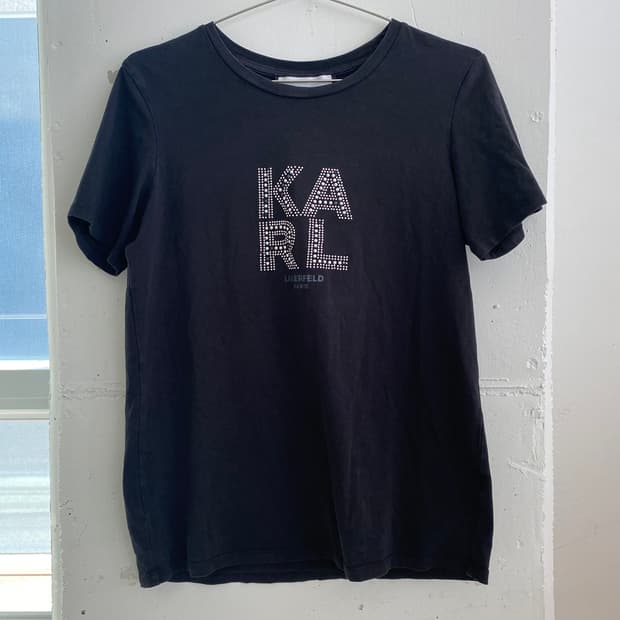 (XS) 칼 라거펠트 반팔 티셔츠