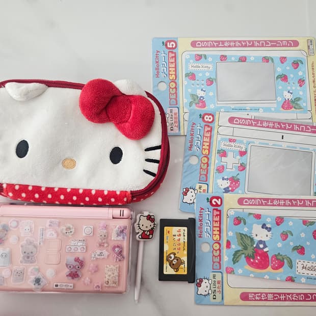 닌텐도 DS Lite 노블핑크 키티