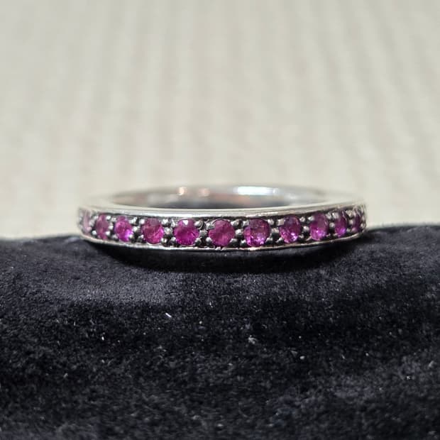 크롬하츠 TFL링 핑크사파이어 풀파베 US6.5