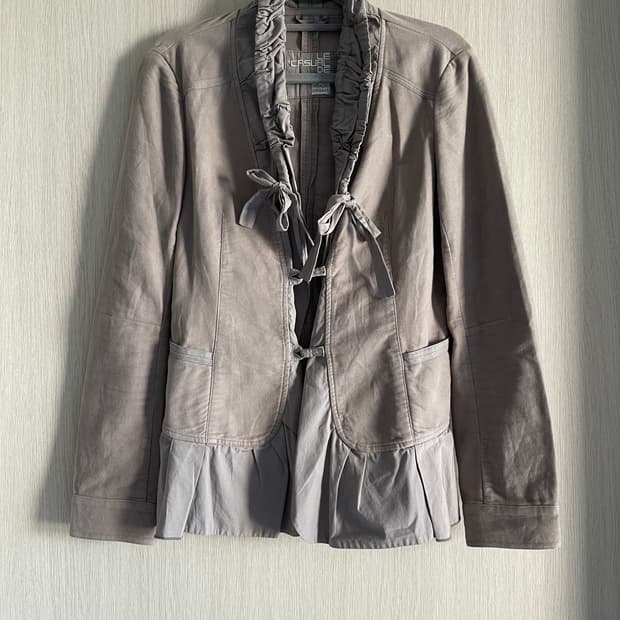 마리떼 프랑소와 저버 보우 리본 스트링 자켓