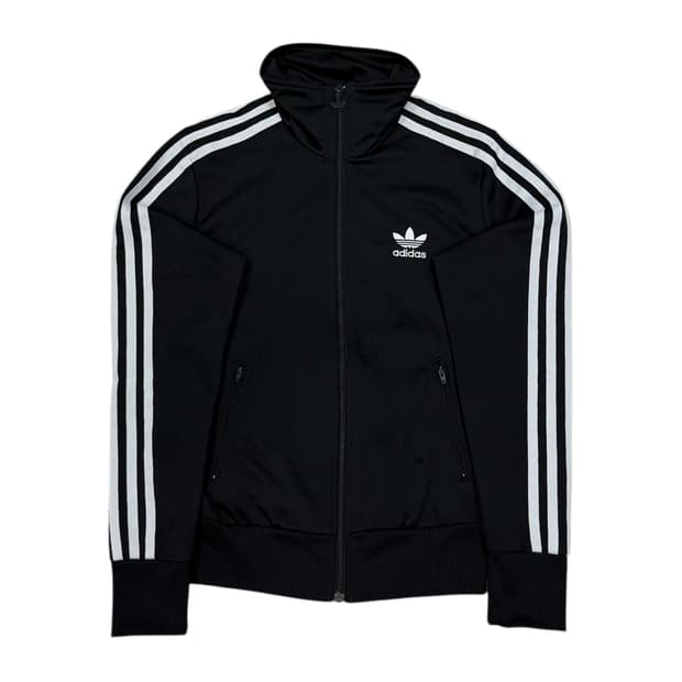 아디다스 빈티지 빅로고 파이어버드 레이스 트랙탑 져지 자켓 블랙 XS