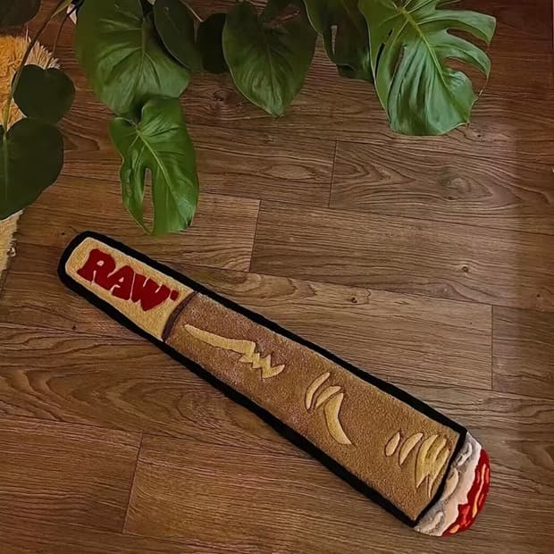 담배 모양 러그