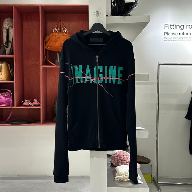 하이더 아커만 블랙 16fw 이매진 후드 집업