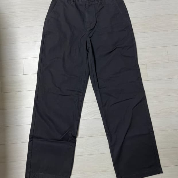 무신사 와이드 치노팬츠 29 [다크그레이]