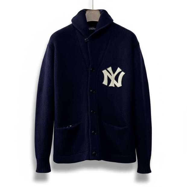 폴로랄프로렌 양키즈 콜라보 가디건 정품인증