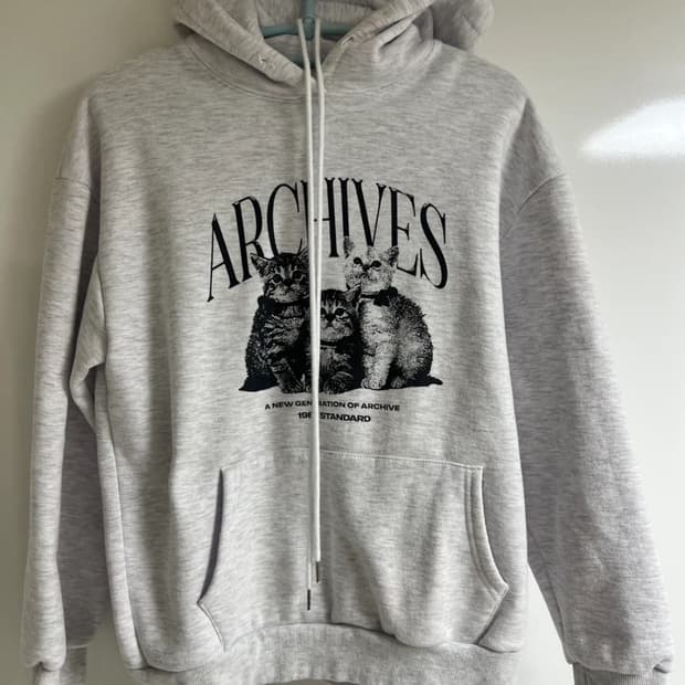 1989 스탠다드 고양이 후드티