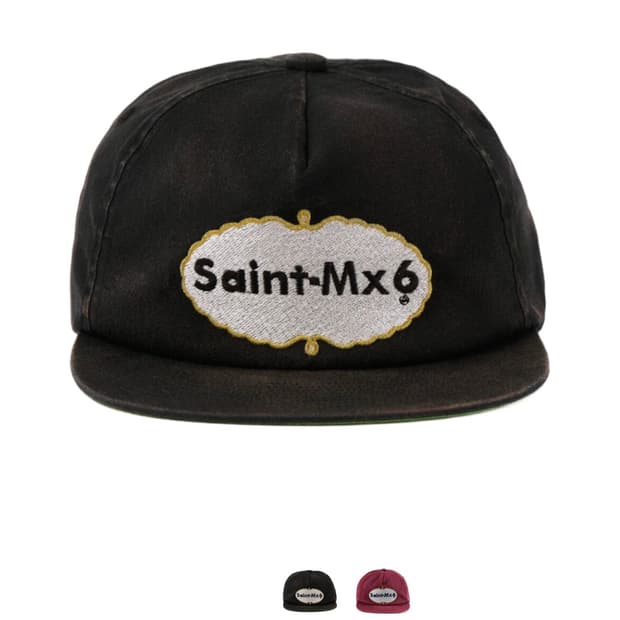 세인트 미카엘 잇 미 5 패널 캡 블랙 25SS 모자 볼캡 세인트마이클