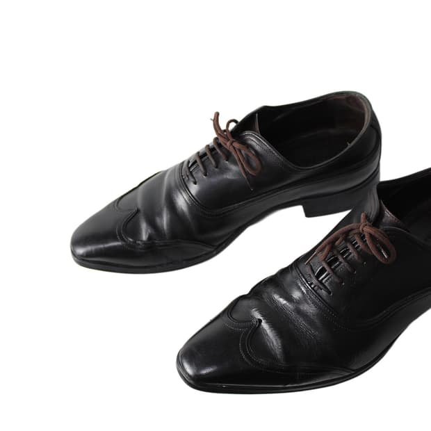 2000s GUCCI Leather Lace-up Loafer