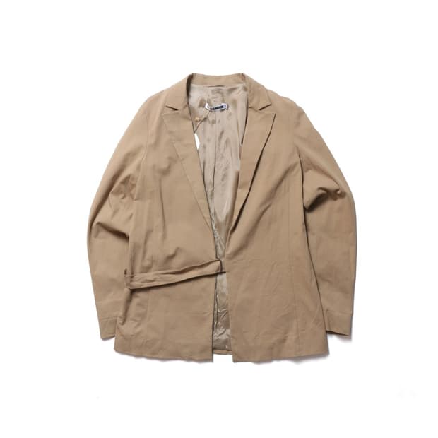 질 샌더 Jil Sander Belted Cotton Jacket 
