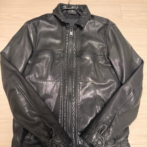 올세인츠 라크 레더 자켓 S
