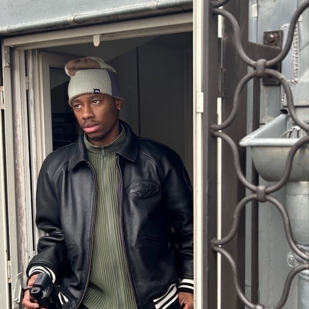 코르테이즈 스카이 다이브 레더 자켓 L