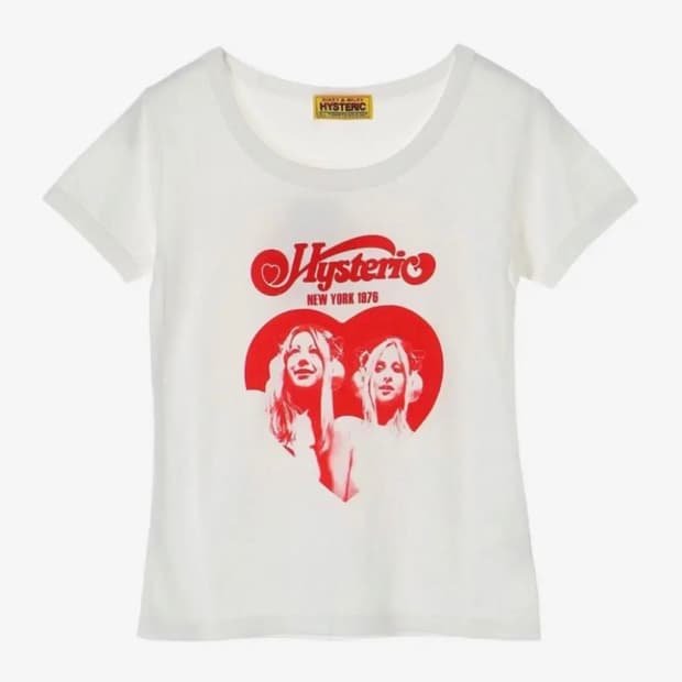 구해요))히스테릭글래머 하트 치비 티셔츠 