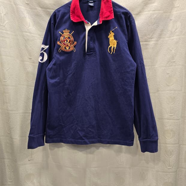 폴로 랄프로렌 빅포니 럭비셔츠 16~18세 성인 S