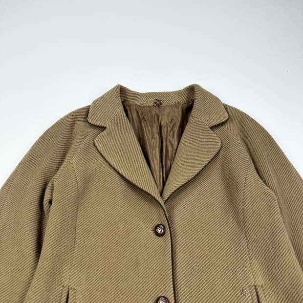 닥스 클래식 베이지 우먼 롱코트 자켓 (L 여성추천)