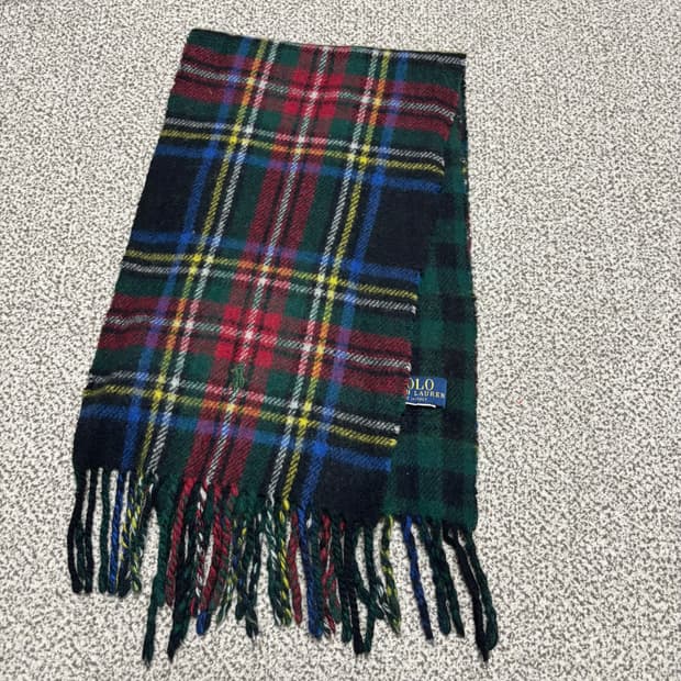 [택포,램스울80] 폴로 랄프로렌 이태리 투웨이 머플러 목도리 [A]