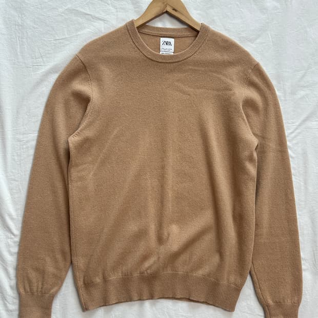 자라 캐시미어 100% 남성니트