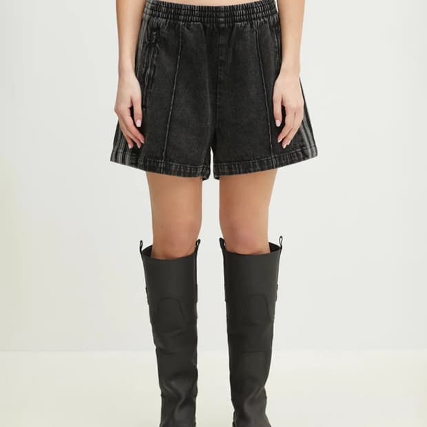 아디다스 파이아바드 데님 쇼츠 블랙