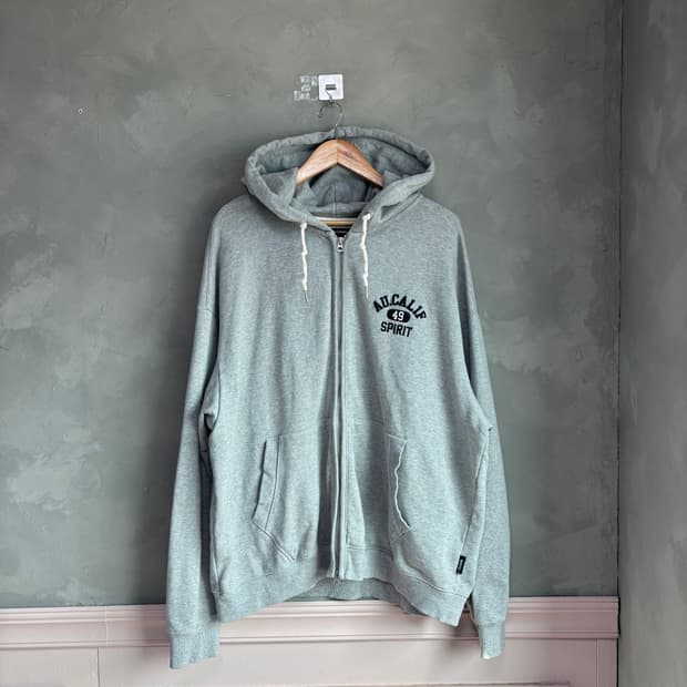 후아유 후드집업 그레이