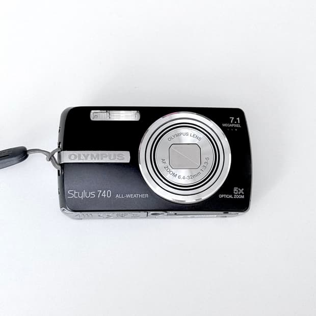 올림푸스 스타일러스 740 빈티지 디지털카메라