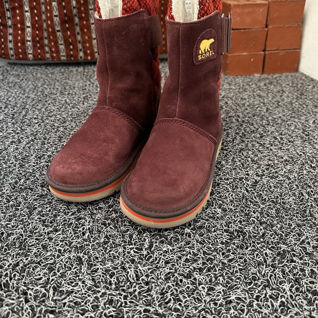 Sorel 여성 부츠 버건디 230mm