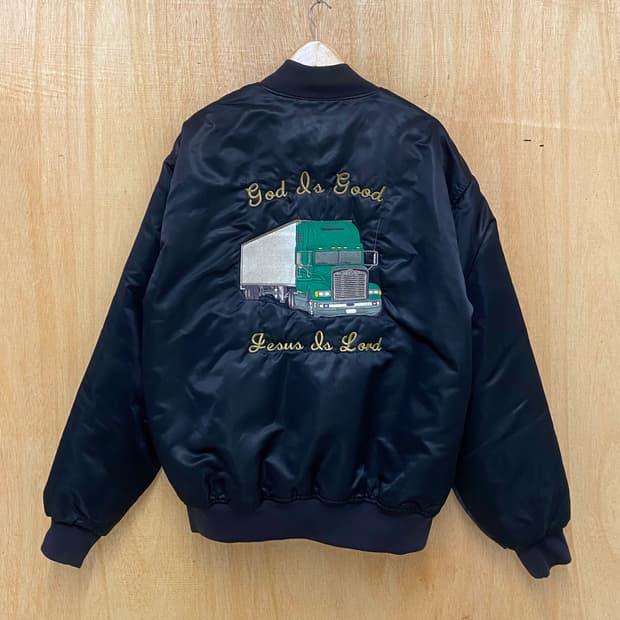 90s GAME sportswear stardium jacket