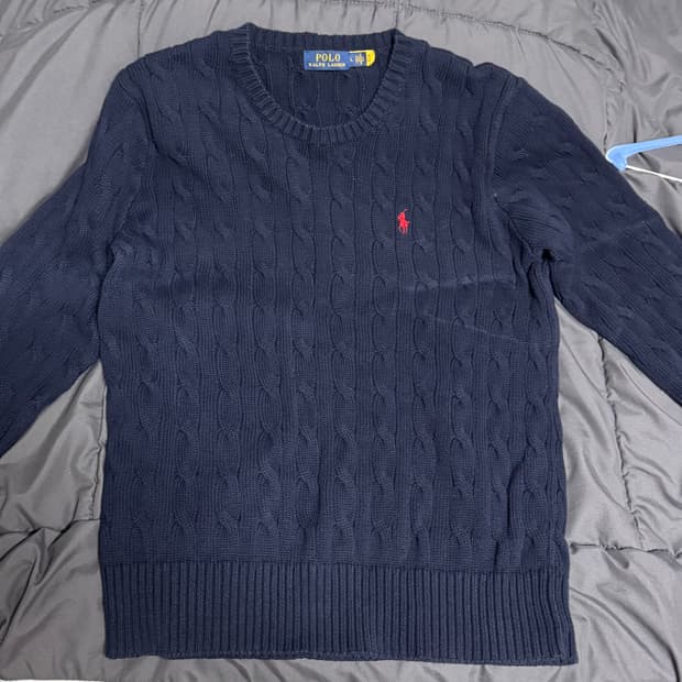 폴로 랄프로렌 케이블 니트