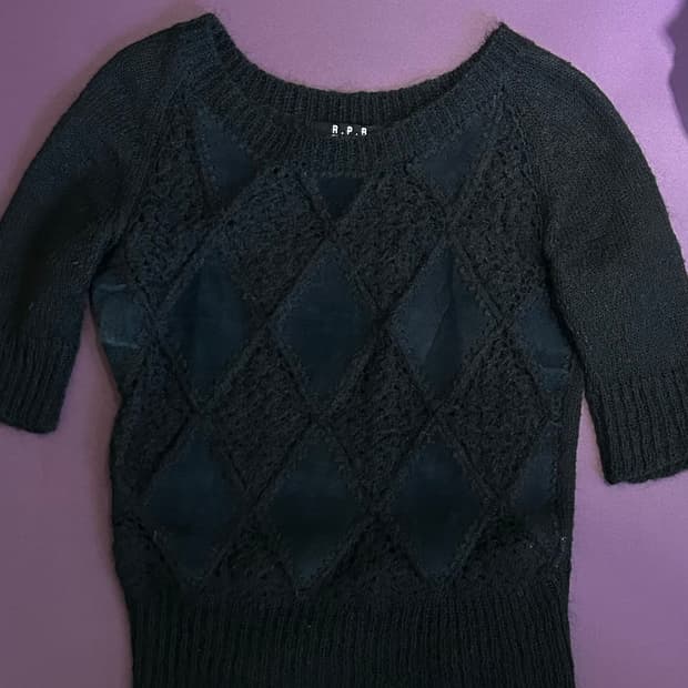 빈티지 반팔니트