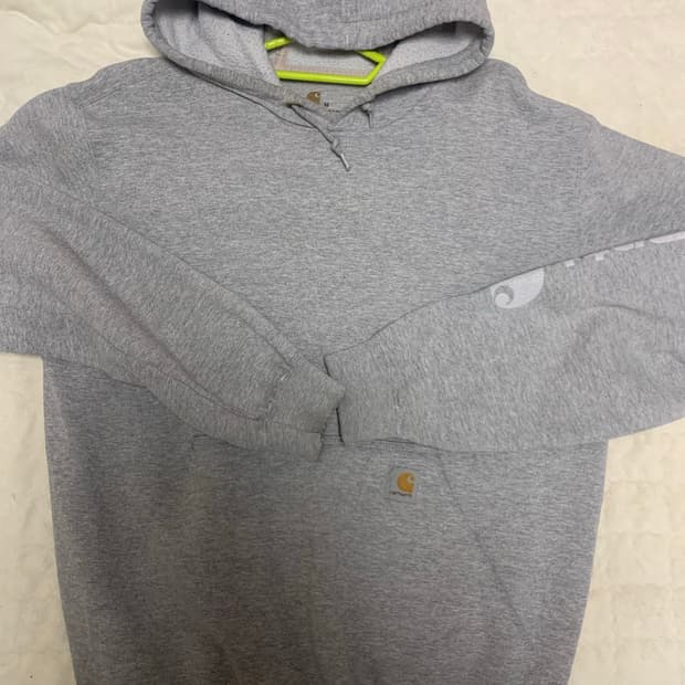 칼하트 회색 기모후드티 M사이즈