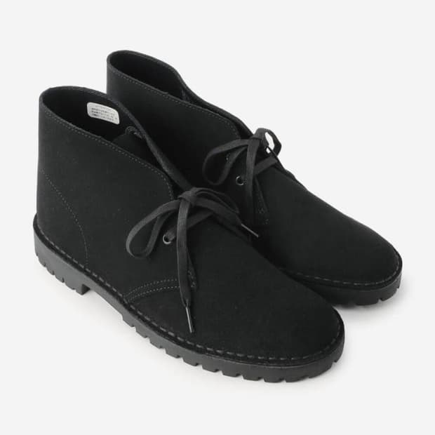 CLARKS 클락스 데저트 락 스웨이드 블랙 부츠