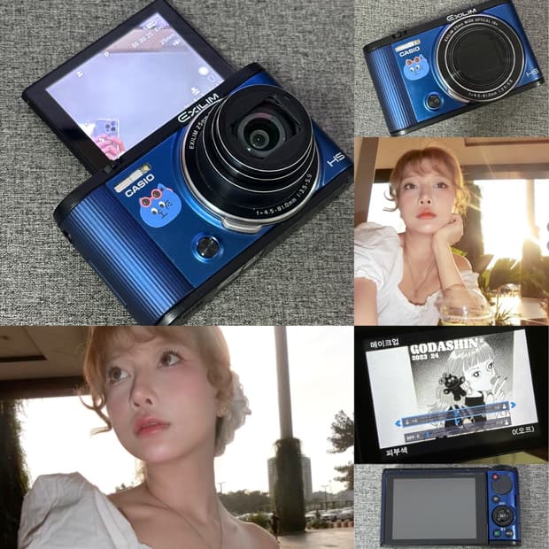 셀카뷰티기능특화💙🧳카시오 엑슬림 ZR1600 (zr1800 zr50