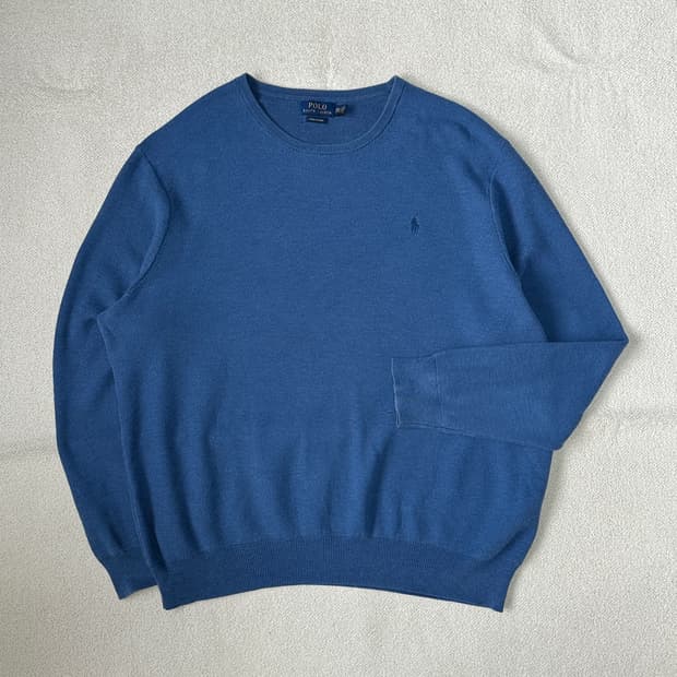 폴로 랄프 로렌 피마 코튼 크루넥 스웨터