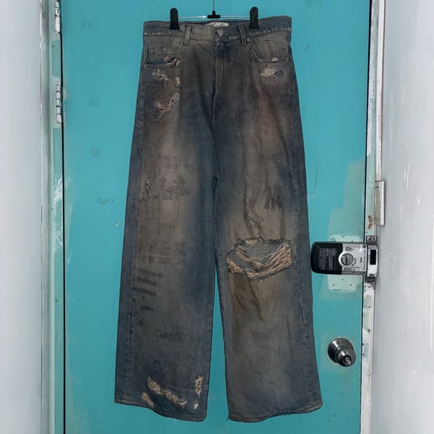 Sex&jeans 디스트로이드 데님
