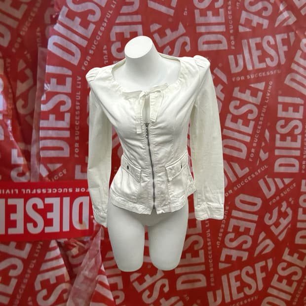 DIESEL white jacket