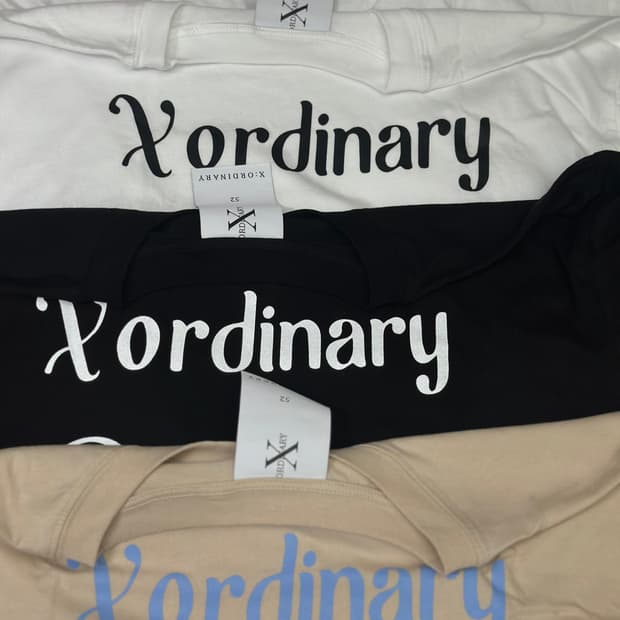 X:ORDINARY 반팔 티셔츠 3종 (52사이즈)