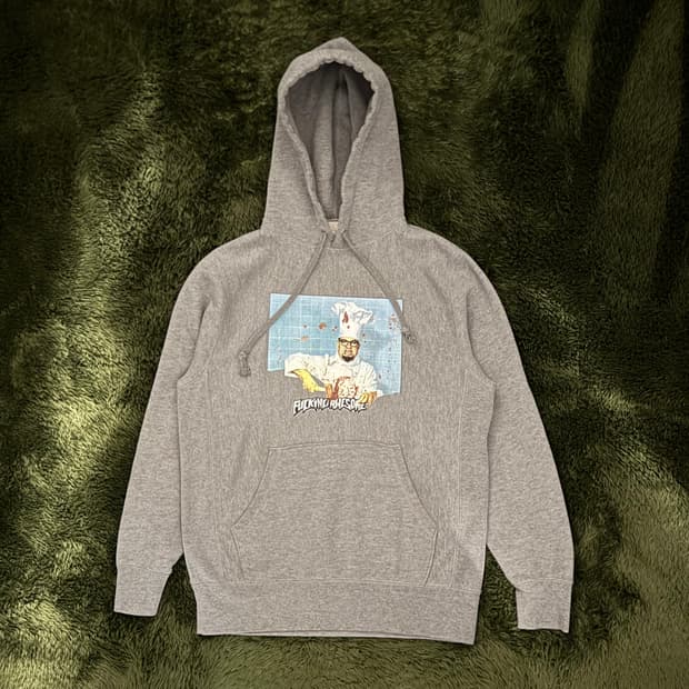 [S] Fucking Awesome 퍼킹어썸 셰프 후디 멜란지 그레이