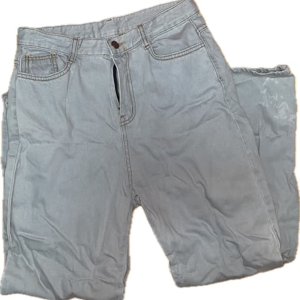 빈티지 와이드 팬츠 데님