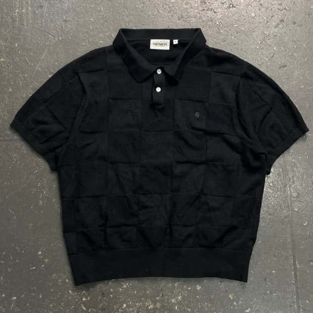 95 칼하트 WIP 팩스턴 니트 카라티 