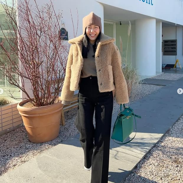 매니모어몽 하이웨이스트 블랙팬츠