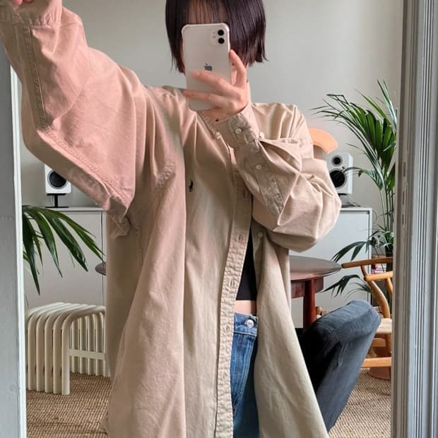 폴로 랄프로렌 솔리드 셔츠 (Man 2XL) AB0314