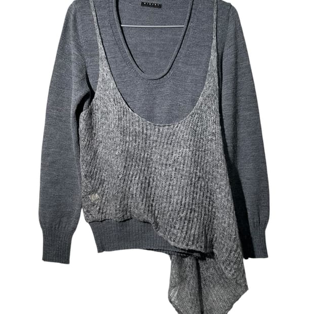 sisley 레이어드 니트