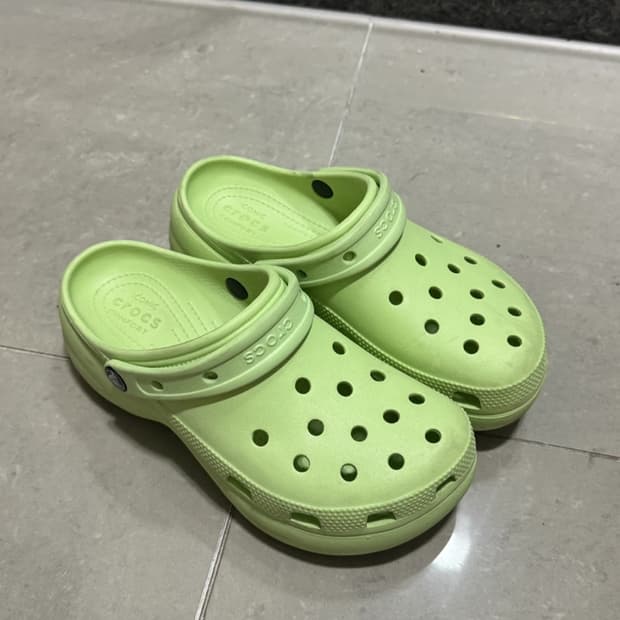 정품 크록스 통굽 스탠딩화 235 240