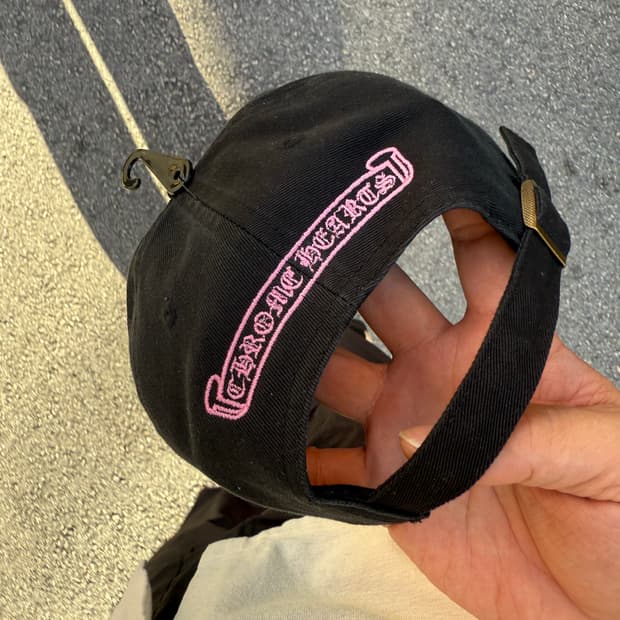 Nptsss 세메터리 크롬하츠 볼캡 핑크