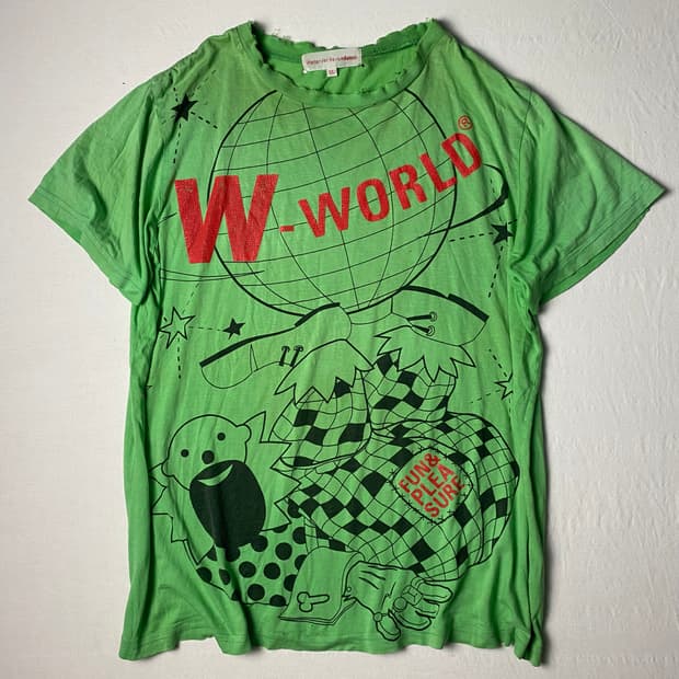 WALTER VAN BEIRENDONCK DISTRESSED SHIRT