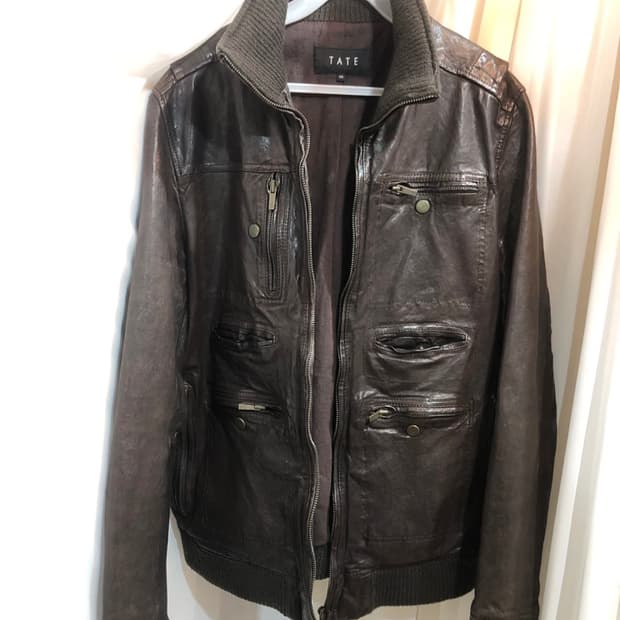 양가죽 자켓 빈티지