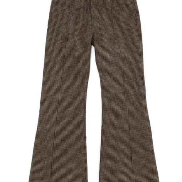 캐피탈 kapital 체크 부츠컷 팬츠