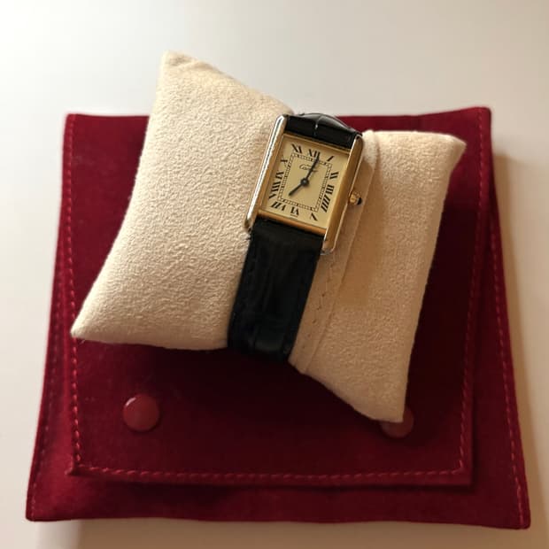 까르띠에 머스트탱크 스몰쿼츠 빈티지