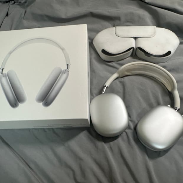 급처) 에어팟 맥스 실버 풀박+케이스