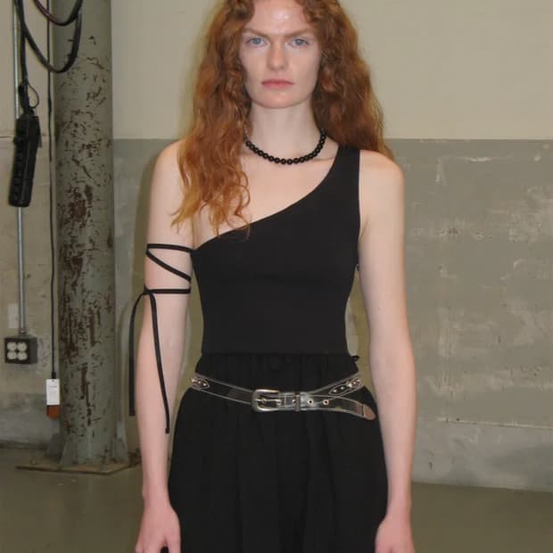 [diagonal] 다이애그널 스터드 벨트 stud clear belt